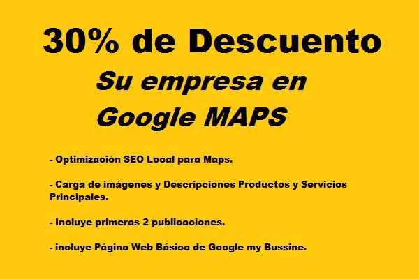 jclconsultor's tweet photo. 30% descuento en ingresar su empresa a Google Maps #22Ene

- Optimización SEO Local.
- Carga de imágenes y Descripciones Productos y Servicios Principales.
- Incluye primeras 2 publicaciones.
- incluye Página Web Básica de Google my Bussine.

https://t.co/nxcltaxv36 https://t.co/mG99fBUwYq