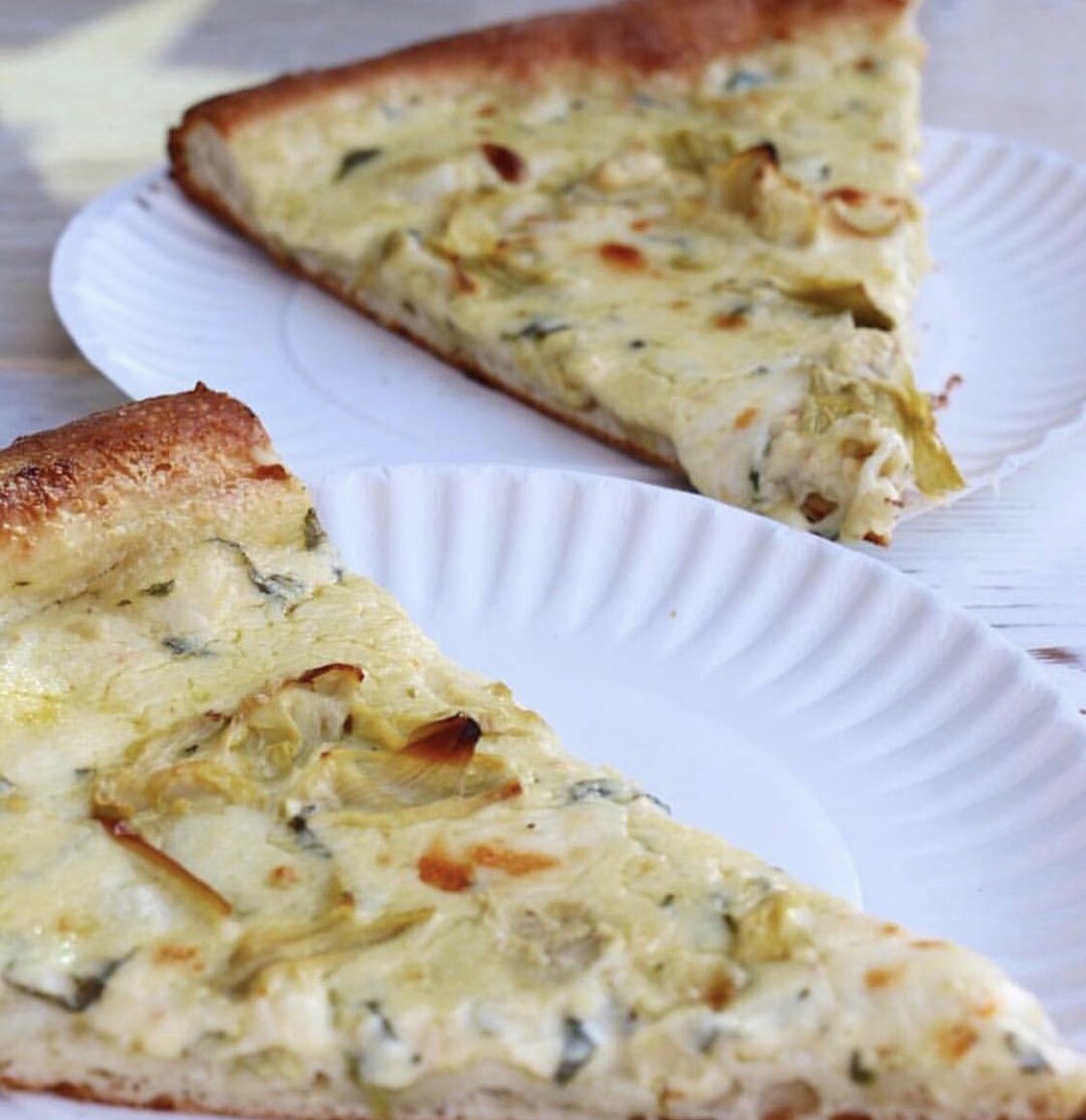 Torn between doing cardio and doing pizza... 🍕it is! Come have a slice of <a href="/artichokepizza/">Artichoke Basille's®</a> during The Best #HappyHour in #MiamiBeach from 5-10pm. 50% Off Everything behind the Bar plus <a href="/artichokepizza/">Artichoke Basille's®</a>. #locallyloyal #rickysobe 🍹🍕