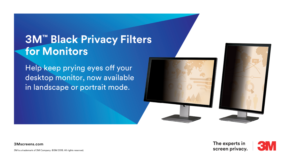 3MScreens's tweet photo. World-class #visualprivacy, brought to you by 3M Black Privacy Filters. What class of privacy do you have? Get yours here https://t.co/yghxrEx6JI #ITsecurity #datasecurity #visualhacking https://t.co/ybNca1dN3A