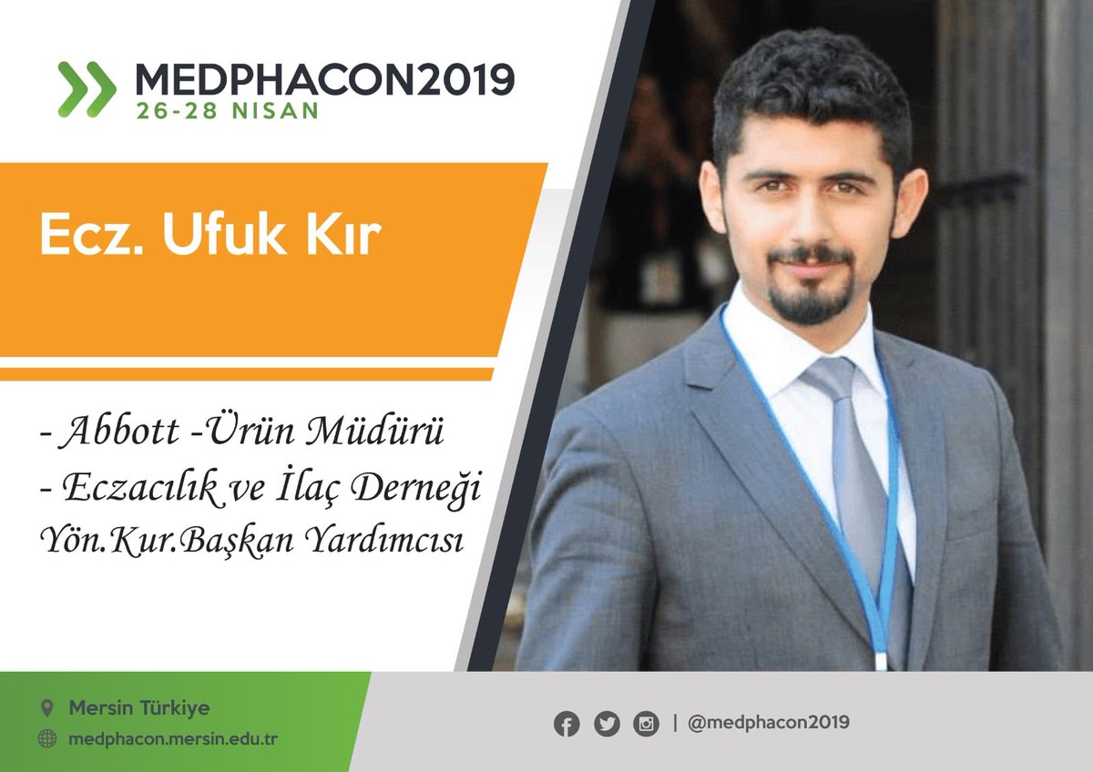 <a href="/MEDPHACON2019/">MEDPHACON 2019</a>’ da Ecz.Ufuk Kır da bizlerle⭐️