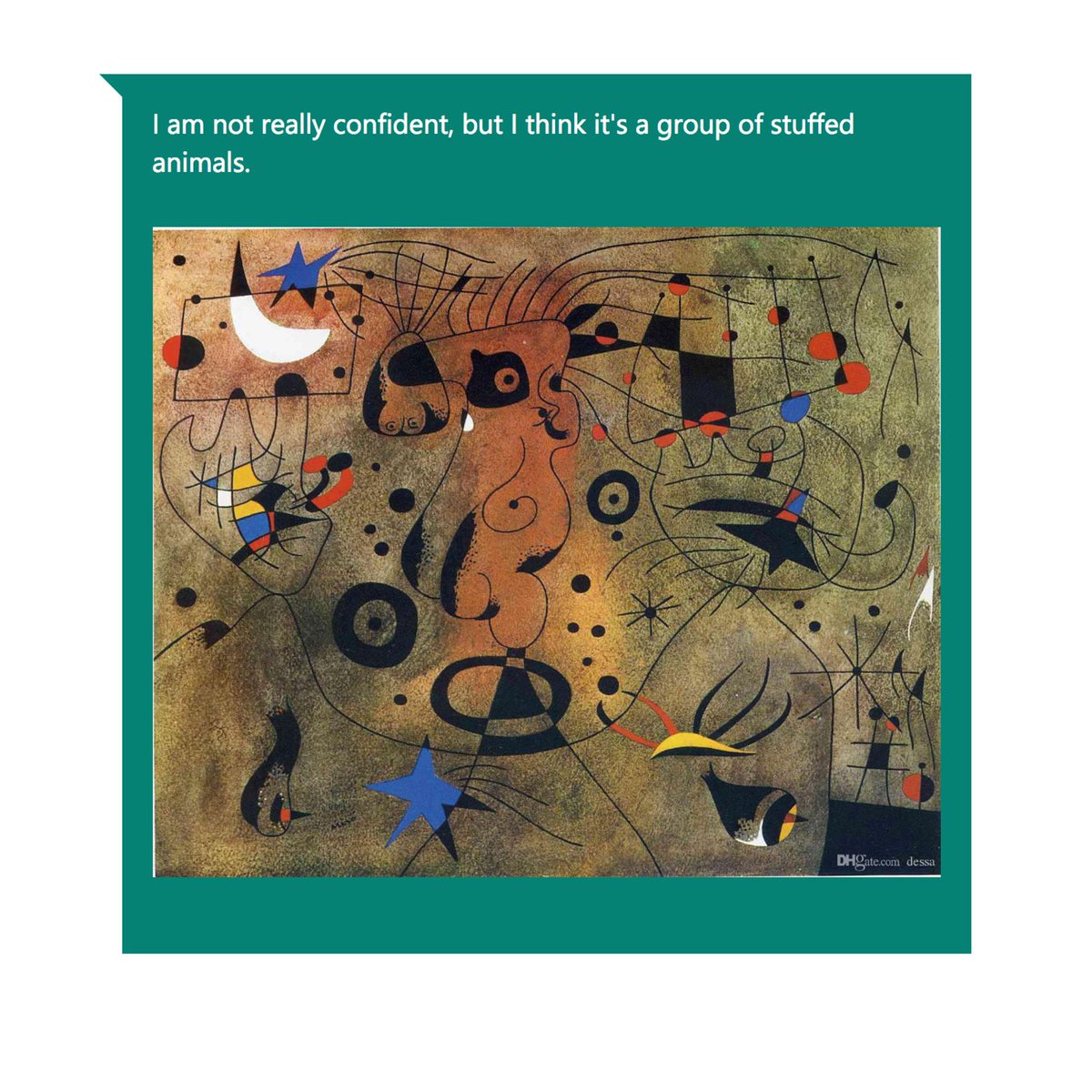 captionartbot's tweet image. #JoanMiro #CaptionBot