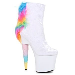 rainbow colored boots