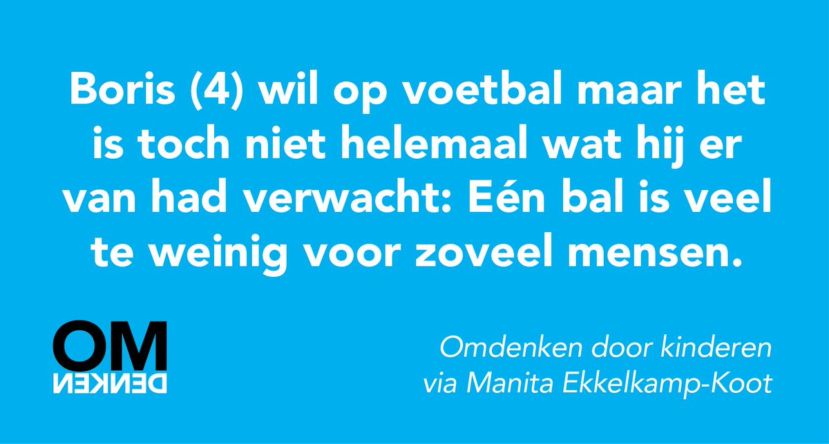 Omdenken's tweet image. Meer omdenken door kinderen? omdenken.nl/winkel/omdenke…