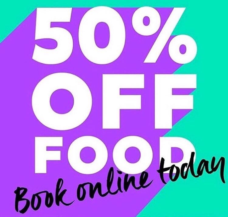 FizzEdinburgh's tweet image. Our fantastic 50% off food offer ends next Thursday 31st. All you need to do is pre-book a table &amp;amp; arrive hungry 😋