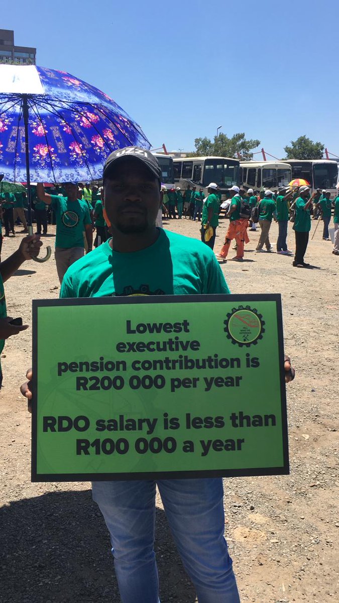 IOL's tweet photo. #AMCUStrike: The Association of Mineworkers and Construction Union (AMCU) marching to the Mineral Council of South Africa against the current wages of mineworkers in South Africa. #AMCU
📸: Bhekikhaya Mabaso/ African News Agency (ANA) https://t.co/3jjLXL2cZn