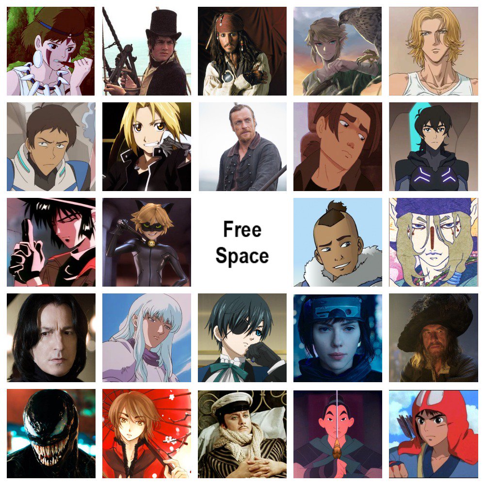 Fullmetal_8Bit's tweet photo. Их, конечно же, гораздо больше. Тут самый сок. 🍑💦🥤 
#FavoriteCharacterBingo #CharacterBingo https://t.co/QPJ8Q9LCxc