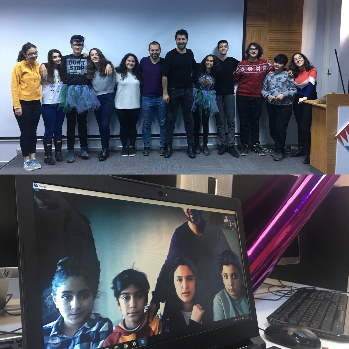 Turnuvaya Batman'dan katılacak olan Kültür Ortaokulundaki kardeşlerimizle görüşmeler geçiriyoruz, görüntülü konuşarak turnuva hakkında bilgi verdik bugün ise takım koçlarını okulda ağırlayarak turnuva hakkında tavsiye verip yaptıklarımızı anlattık! <a href="/metinezerya/">Metin Yaman</a> <a href="/BilimKahraman/">Bilim Kahramanları</a> 💚