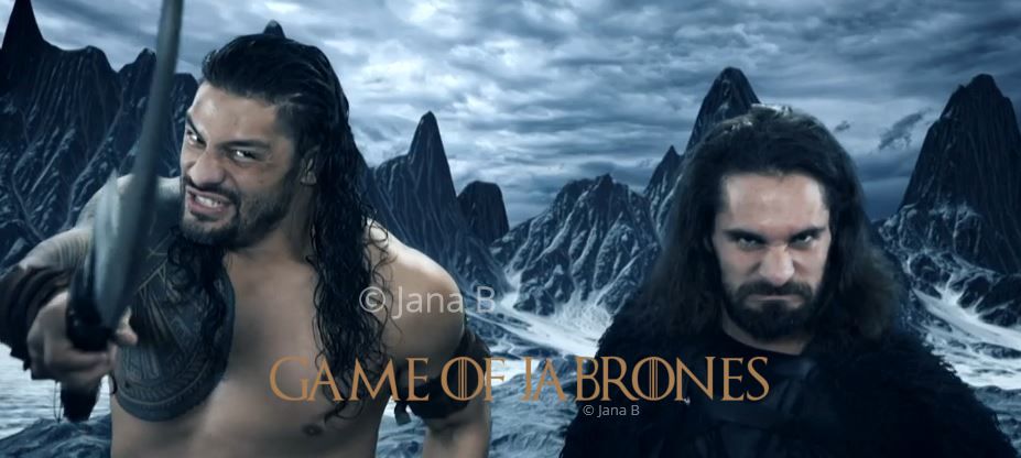 xGreeneyedSoulx's tweet photo. I couldnt resist and made some Edits lmao 😘🥰 i absolutely love the new Episode of the E&C Show #RomanReigns #SethRollins #ECShow #GameOfJabrones #thistotallyreeksofawesomeness https://t.co/LKSZoGhbFS