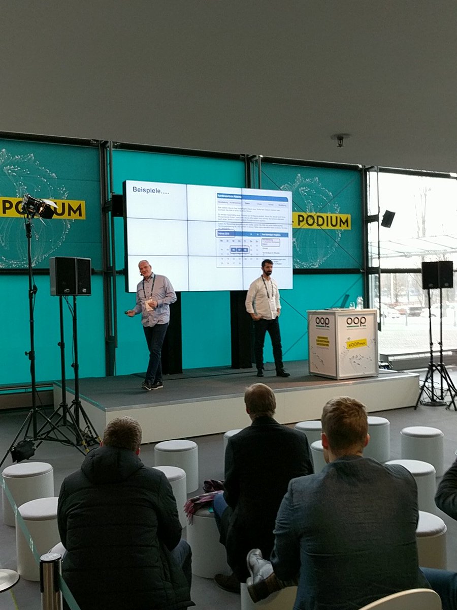 BKA & @PivotalDACH live on stage bei der #OOPMuc