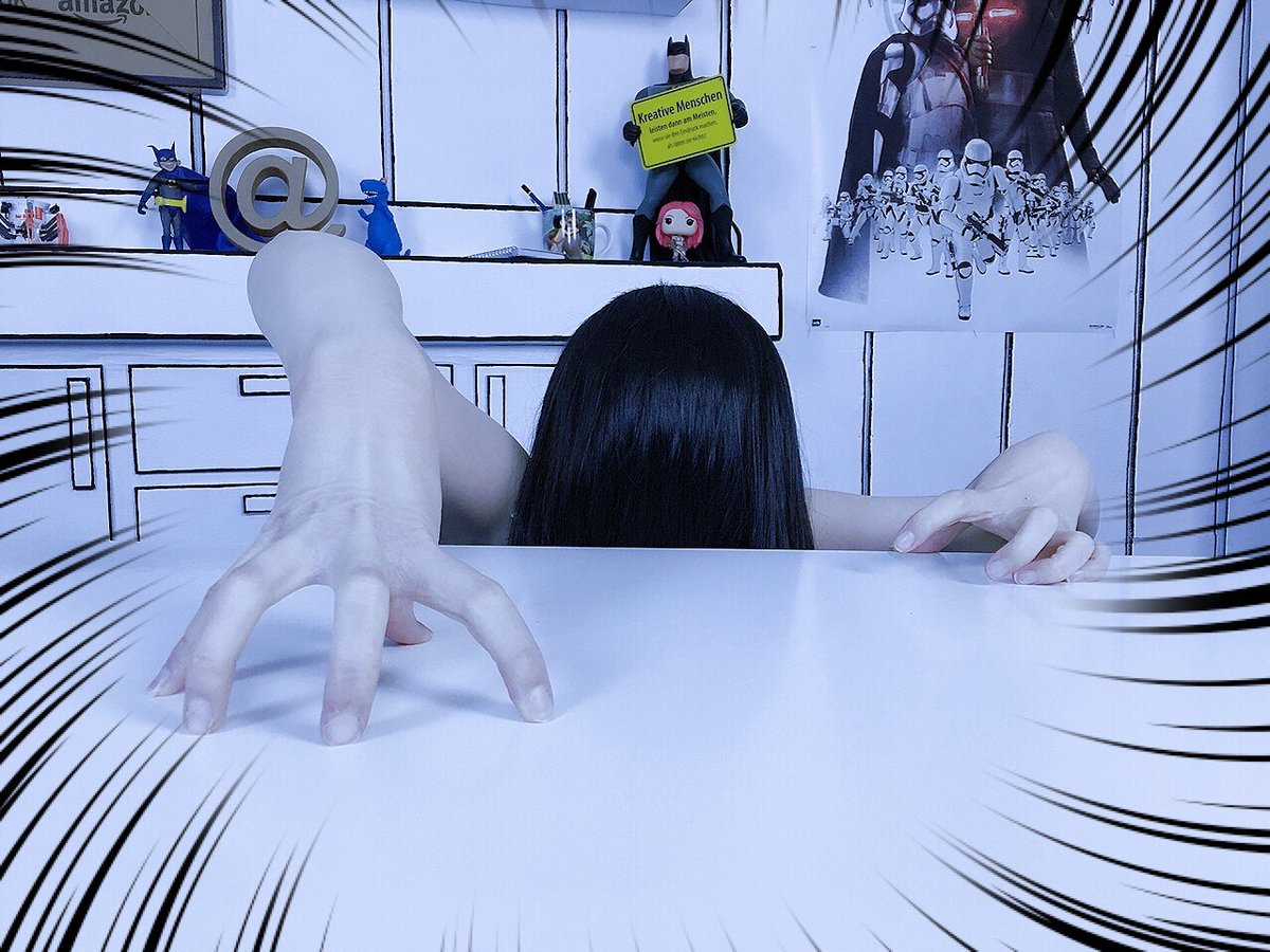 Jenni_Sadako's tweet photo. Ihr dachtet schon, ich komme euch heute nicht holen? 👹👹👹  #sadako  #sada #sadakovskayako #sadakoyamamura #sadakocosplay #sadakohair #sadakosolo #ghostcosplay #ringu #ringseries https://t.co/fYcj1j3wAv