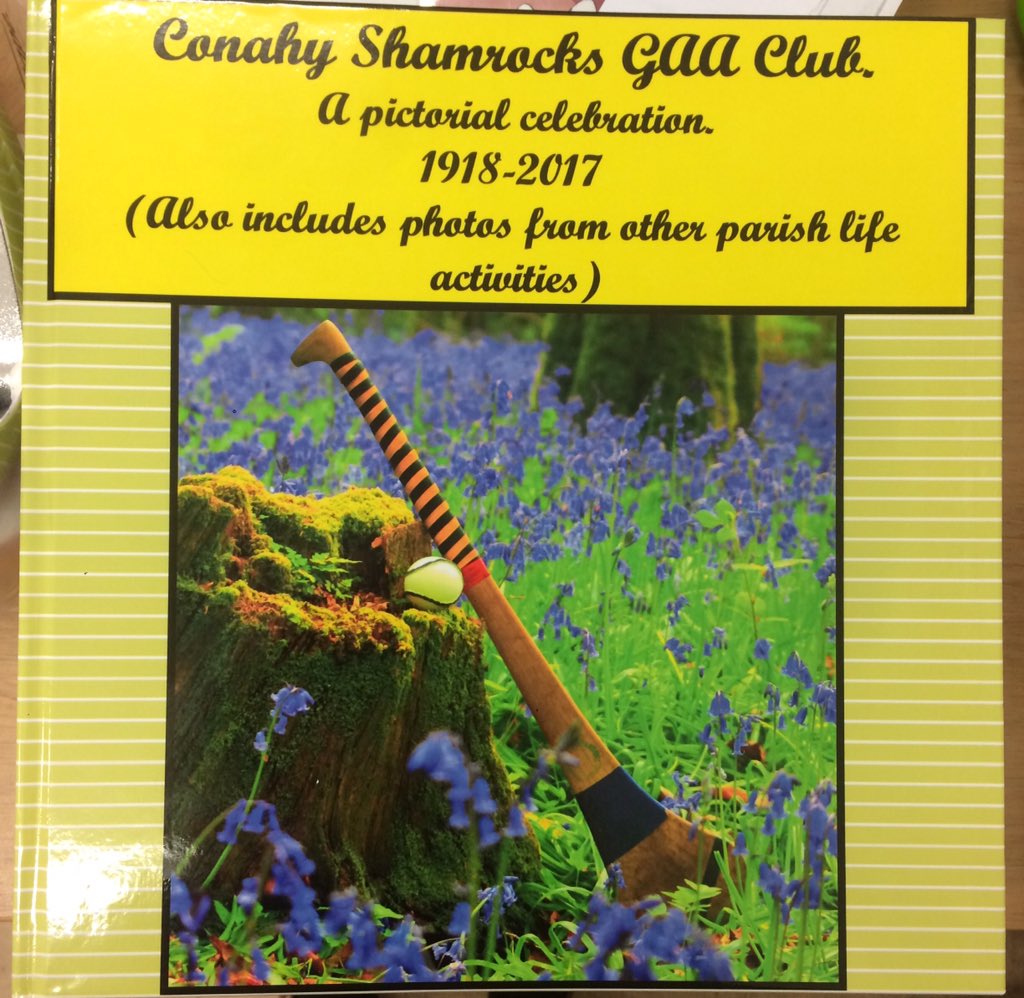 Míle buíochas to <a href="/ConahyShamrocks/">Conahy Shamrocks</a> for gifting this beautiful book to our school. We look forward to finding familiar faces and memorable events. <a href="/Healy2012/">Michael.healy.2012@gmail.com</a>