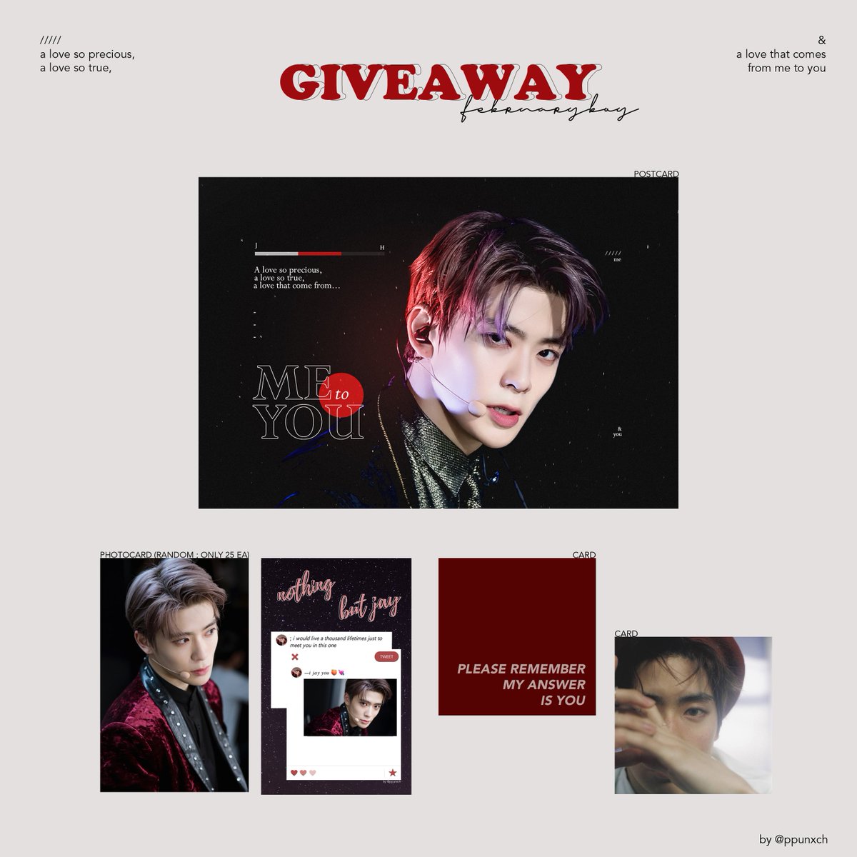 tomnjaery's tweet image. 〰️𝑮𝑰𝑽𝑬 𝑨𝑾𝑨𝒀🌙💘

🌟date and time : tba
🌟location : siam

#HappyJaehyunDay
#DearMyValentineJH
