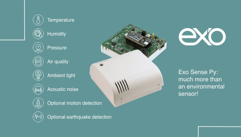 SferaLabs's tweet image. We are very excited to announce the release of the new Exo Sense Py: an indoor environmental sensor with the computing power of the Pycom platform.
Exo Sense Py is available now on our on-line store! Find out more on our blog sferalabs.cc/blog/introduci…
#startup #pycom #python