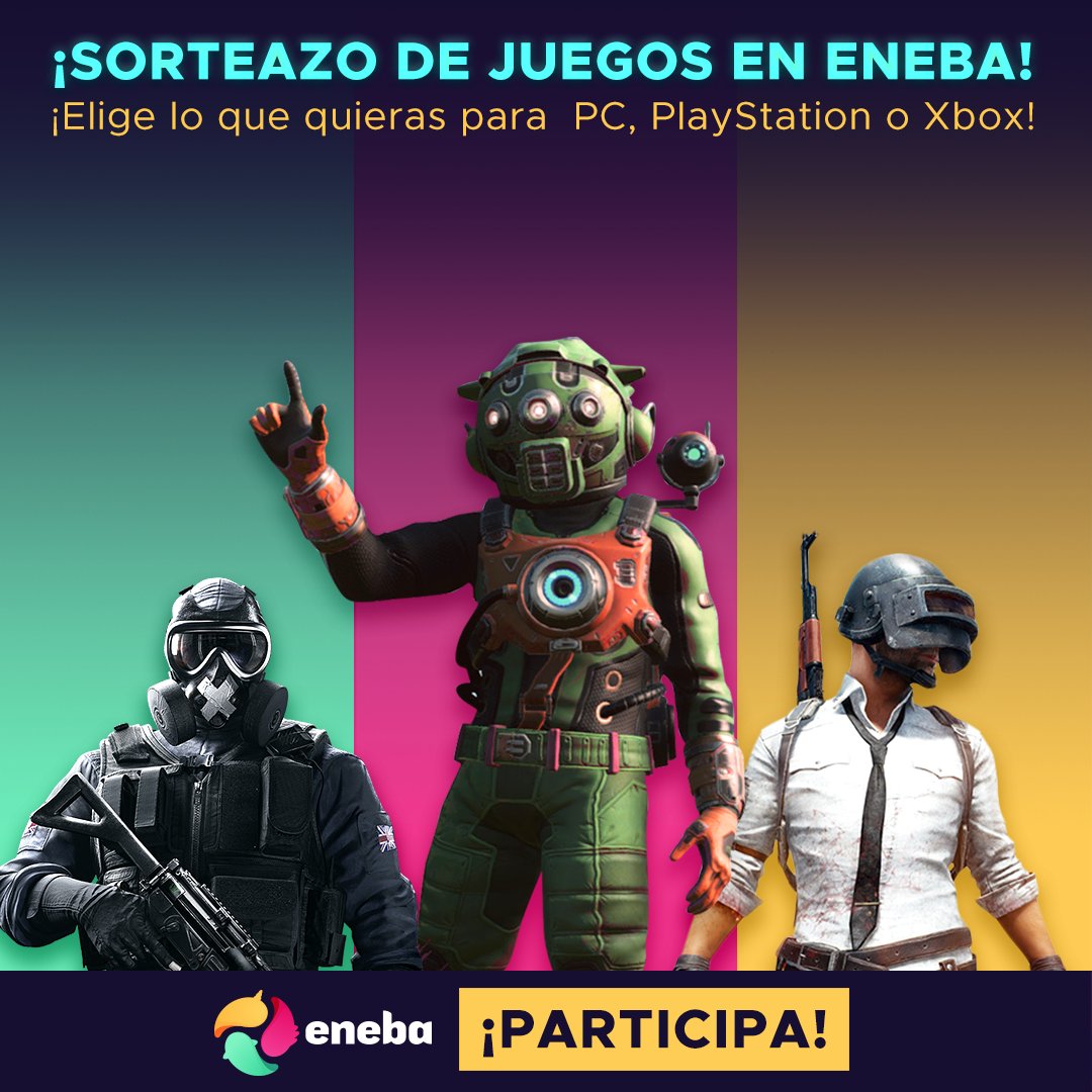 eneba_es's tweet image. ¡ATENCIÓN SORTEO! 😍

Sigue los pasos aquí ➡ rebrand.ly/SORTEO-ENEBA 

Finaliza el próximo: 31 de enero ⏳

#SORTEO #Gaming #Eneba