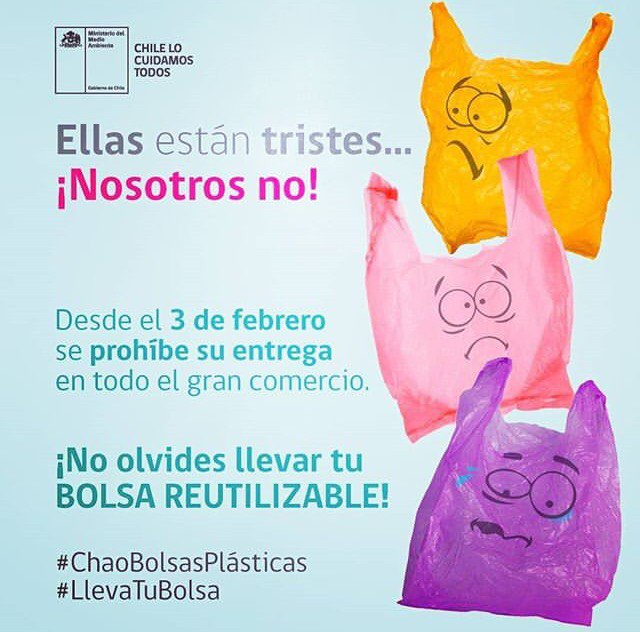 #chaobolsasplásticas ♻️👏👏a
Las bolsas de plástico consumen grandes cantidades de energía para su fabricación, están compuestas de sustancias derivadas del petróleo, que pueden tardar en degradarse más de medio siglo, dañando considerablemente a nuestro planeta.