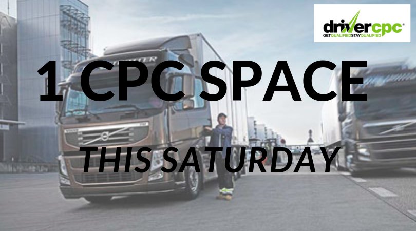 NeedLogistics's tweet image. We have ONE space left for this Saturday&apos;s #DriversCPC course at our #Colchester branch.

Do you have any drivers in need of CPC? Get in touch now.