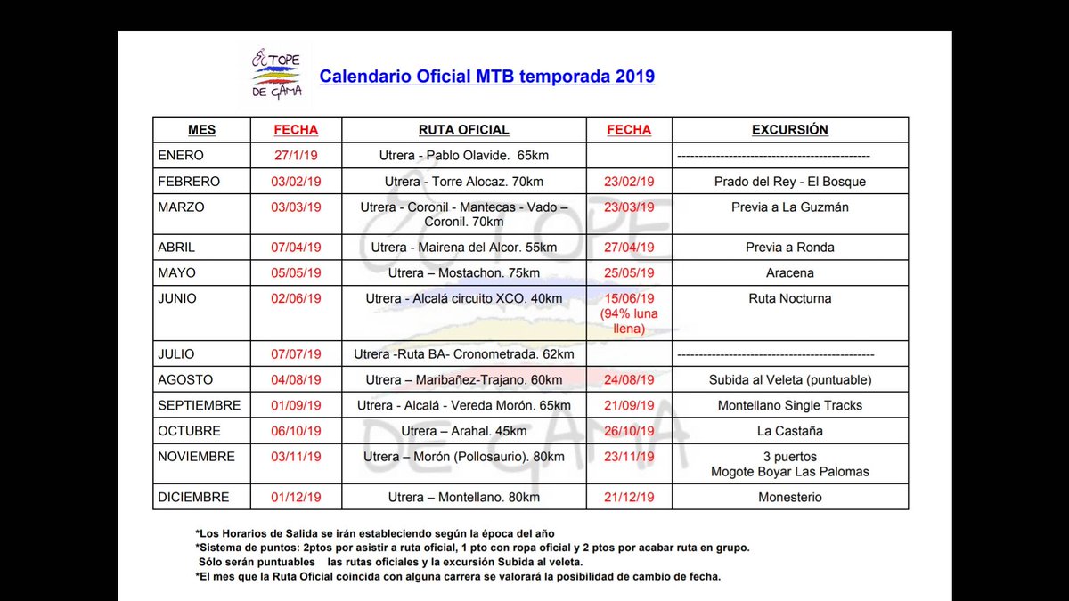 cctopedegama's tweet image. Te vienes de #ruta ?  El dia 27 de #enero vamos a la #pabloolavide desde #utrera #calendario #evento #mtb #btt #biking #ciclismo