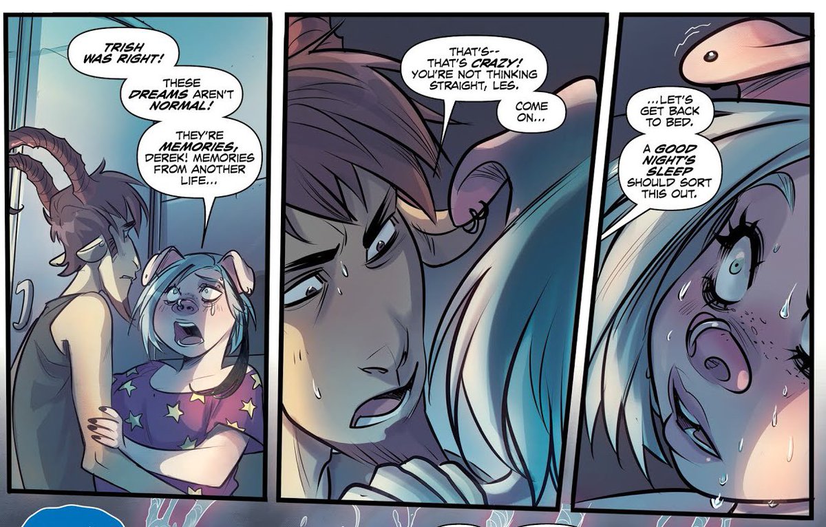 Mirkand's tweet photo. A little collection of random pages from my comic #Unnatural published in english by @ImageComics (12 issues total) and available in comic shops (also on @comiXology). Is also available (3 volumes total or omnibus), with the name #ControNatura in many countries, check it out 💖 https://t.co/dJyT8gs7Gr