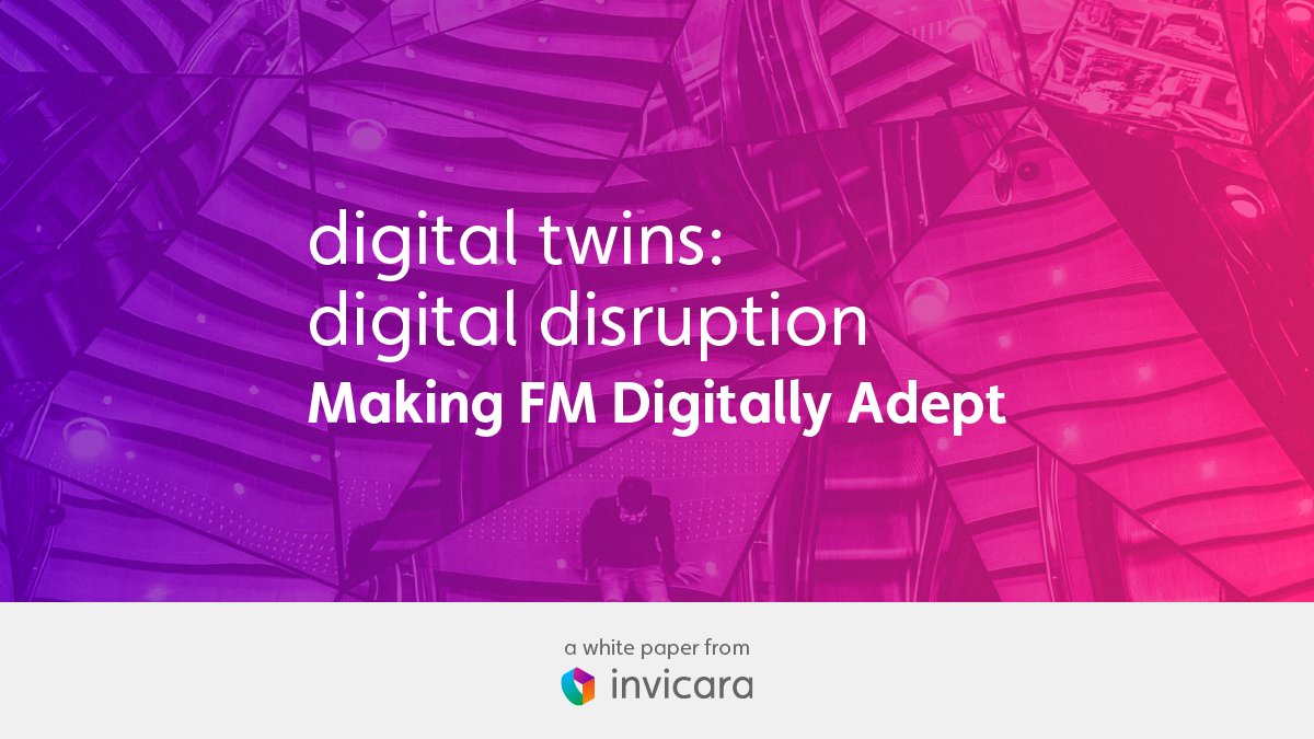 Adoption of #DigitalTwin approaches to future operations of ‘smart buildings’ is gaining traction &amp; is predicted to be critical for tomorrow’s businesses, according to a recent #BIFM workgroup. Learn how FMs can become more #datacentric in our white paper: ow.ly/S1Vo50keBhr