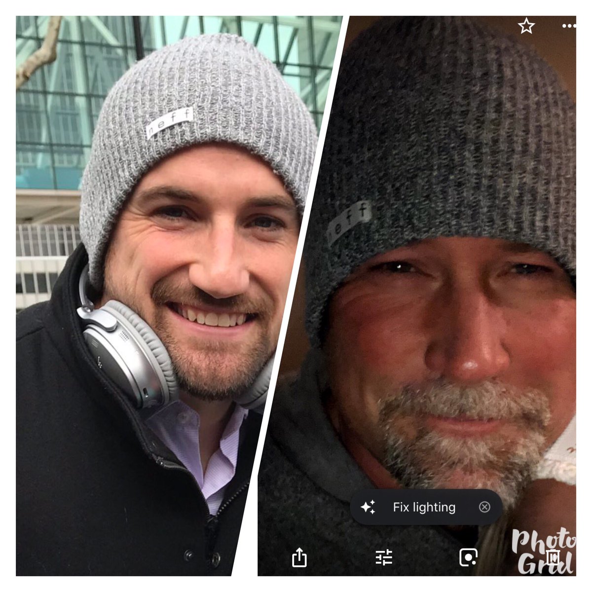 schoondawg2's tweet image. My very own Sexy Rexy! 😍 You’re welcome for encouraging you to buy that hat Babe. #Samehat 👬#Twinsies #SexySchoon @schoondawg1 @RBrex34 #ForeverHisWife💕