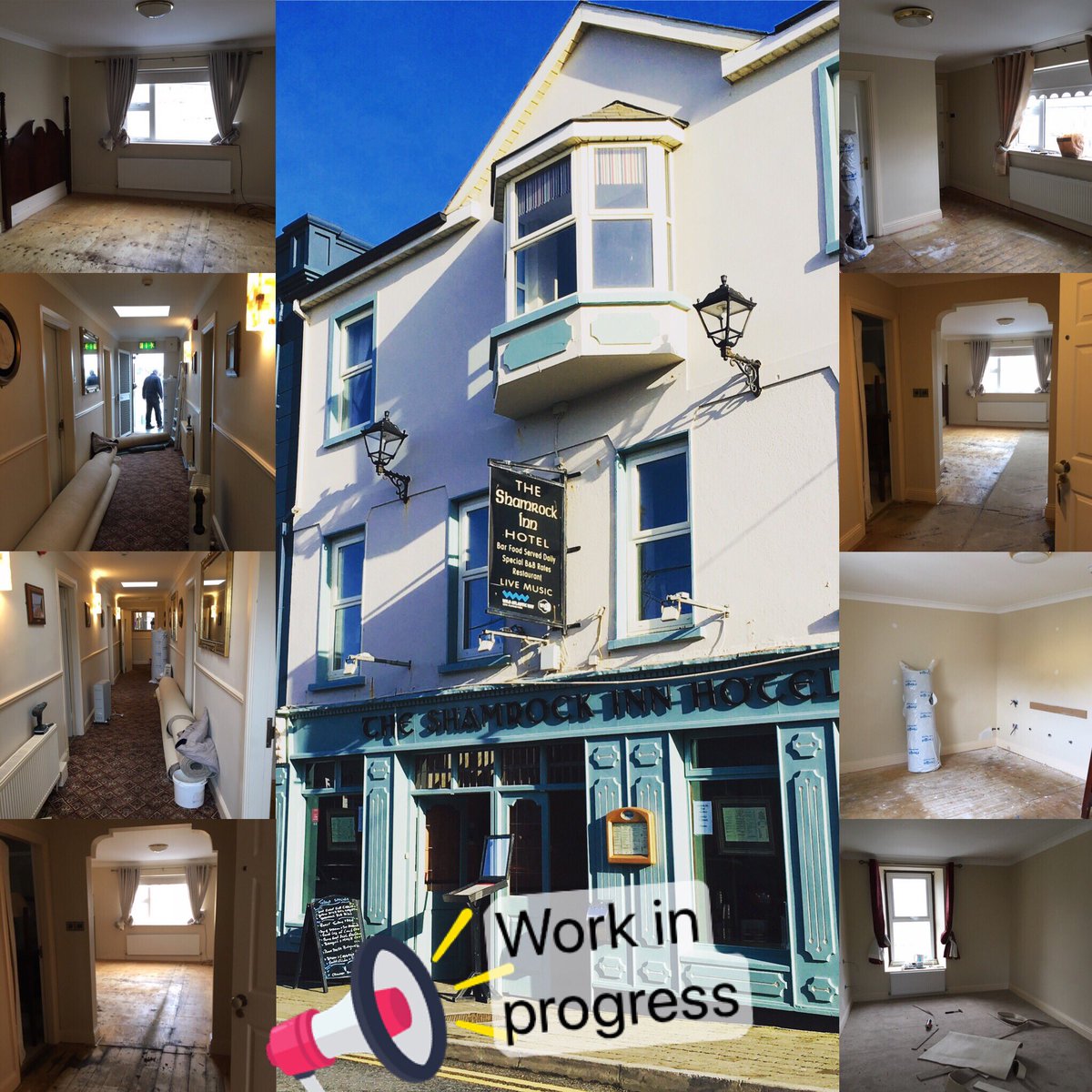 Shamrock Inn Hotel (@shamrocklahinch) on Twitter photo Work in progress! Rooms are being fully upgraded & renovated and will be ready on Friday Full House! Clock is ticking, challenge accepted 👍
<a href="/ClareCoastH/">Clare Coast Hotels</a> #lahinch #rooms #newproject #renovation Work in progress! Rooms are being fully upgraded & renovated and will be ready on Friday Full House! Clock is ticking, challenge accepted 👍
<a href="/ClareCoastH/">Clare Coast Hotels</a> #lahinch #rooms #newproject #renovation