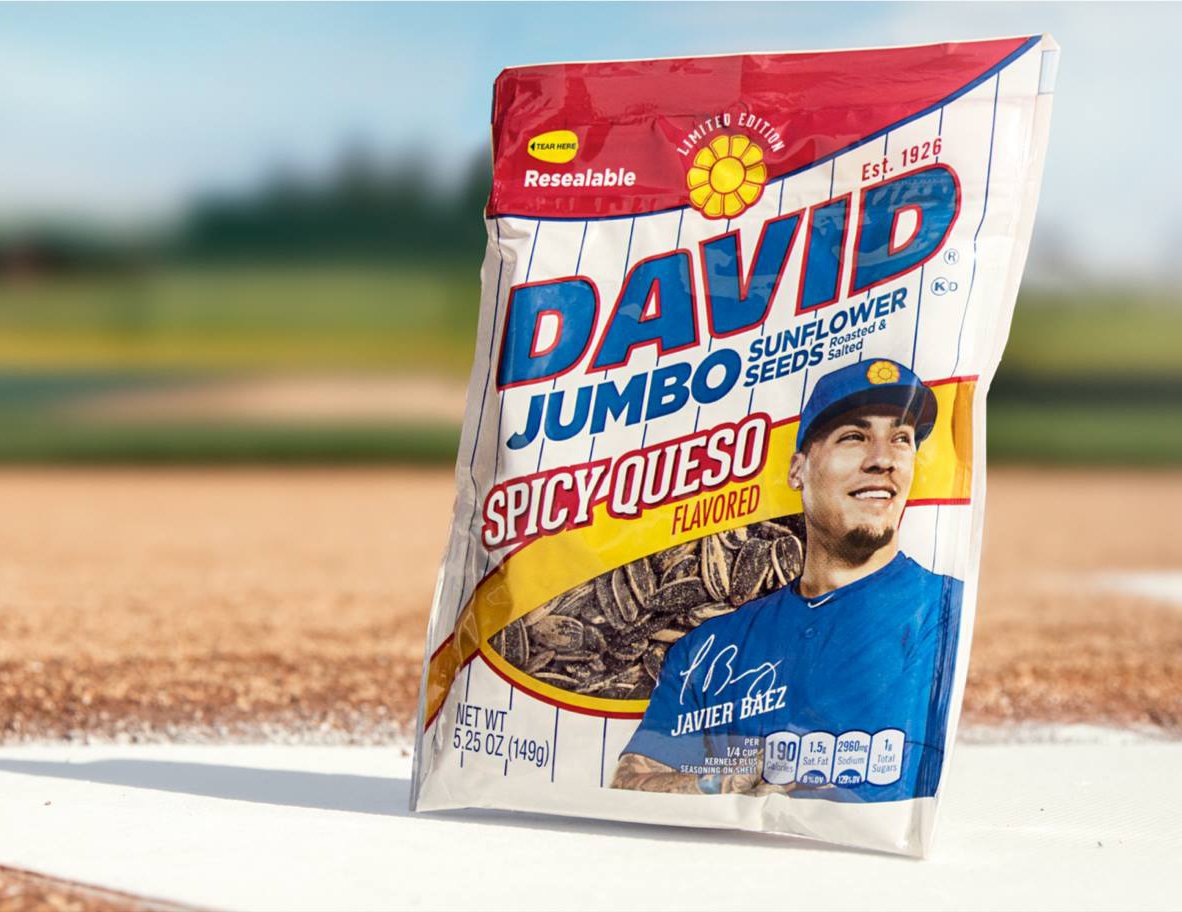 Next stop, Spring Training! Get ready for a new season with my favorite, DAVID Sunflower Seeds. Find your flavor here: amazon.com/stores/page/43… #ad