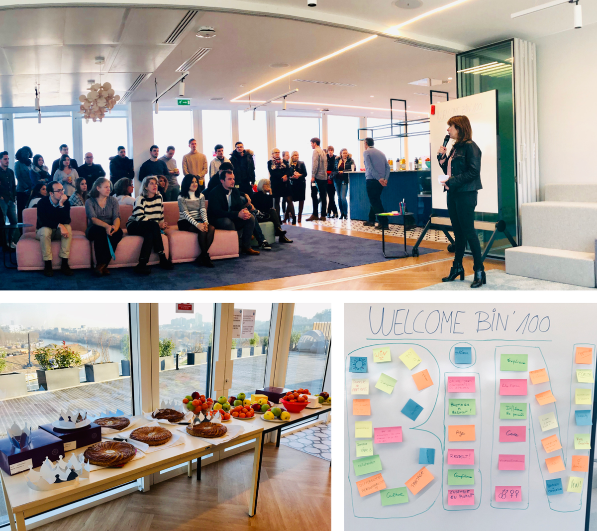 WomenatHp's tweet photo. Un moment d'échanges entre les employés d'HP à Meudon et Pascale Dumas, PDG d'HP France, sur le thème de la #diversité et de la #RSE. Le tout autour d'une galette des rois... et reines ! #WomenatHP #LifeatHP https://t.co/KLeMaDIIu9