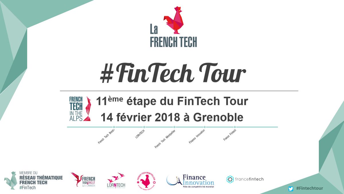 financeinnov's tweet photo. Le 14 février, ce sera la St Valentin mais aussi le jour du #FintechTour in the Alps, à Grenoble !🏔️💘 @FTAlpsGrenoble RDV au @leb612_incub de Grenoble, avec @EricPierrel, @odonatech, Raise Partner, #FintechIntheAlps
Pour s'inscrire, c'est par ici !🌋 https://t.co/VhasKF7WaR https://t.co/7kv5HVjylt