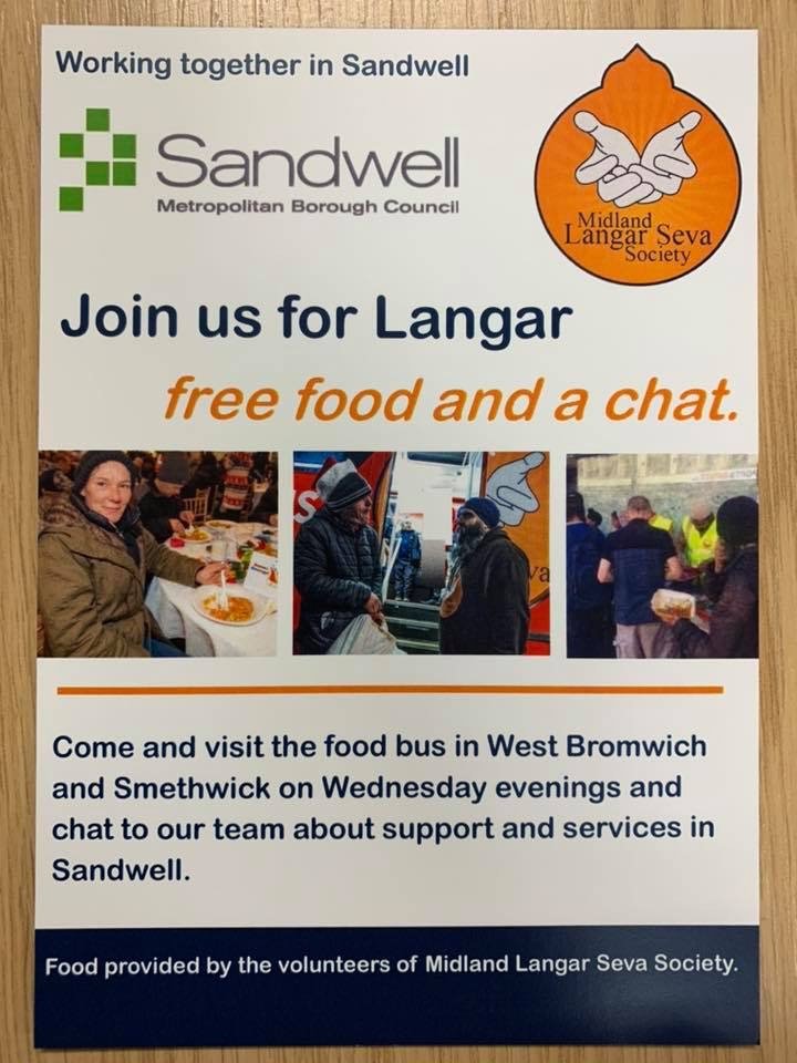 West Bromwich Town BID (@westbromwichtc) on Twitter photo Midland Langar Seva Society will be in Carters Green over the next 6 weeks on a Wednesday in West Bromwich starting tomorrow 23/1/2019 at 5pm. With this project, we are working with SMBC <a href="/sandwellcouncil/">Sandwell Council</a> Midland Langar Seva Society will be in Carters Green over the next 6 weeks on a Wednesday in West Bromwich starting tomorrow 23/1/2019 at 5pm. With this project, we are working with SMBC <a href="/sandwellcouncil/">Sandwell Council</a>
