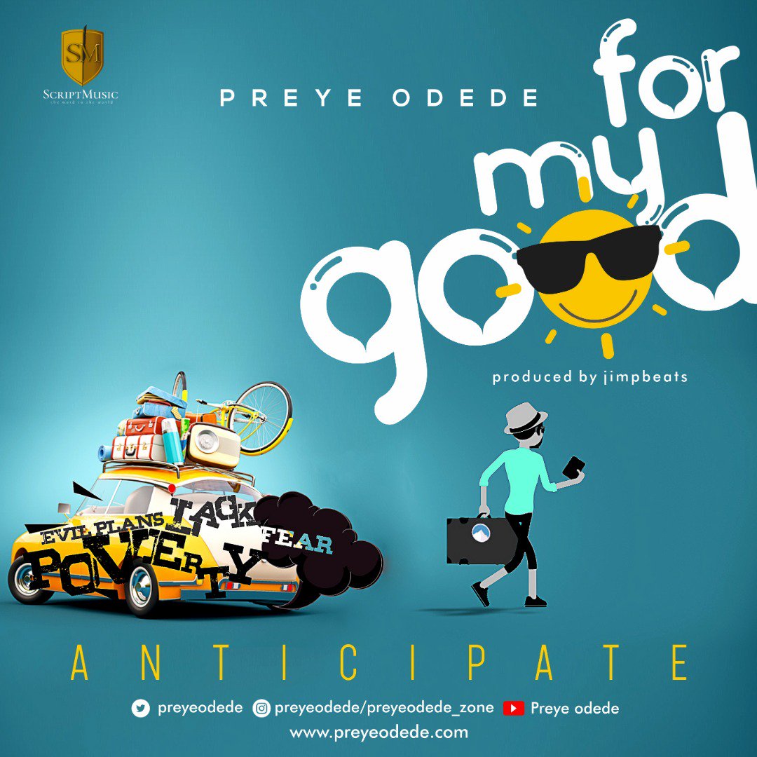 preyeodede's tweet image. Get ready for our first release for the year 2019 titled #Formygood by #preyeodede this January. It will bless you. 
Produced by Jimbeats x Willz
