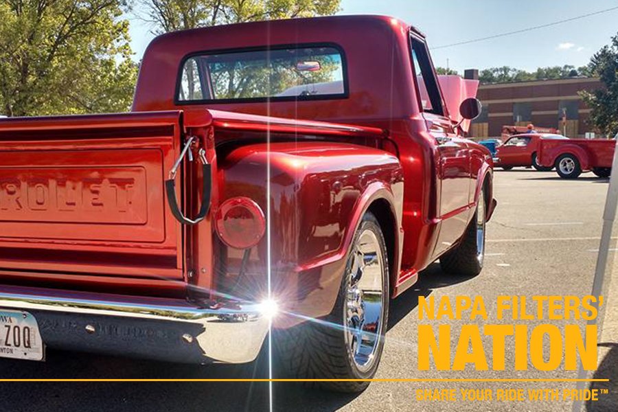 Thanks for sharing your beautiful '67 Chevy shortbed, Gene Smith. Stunning paint job!