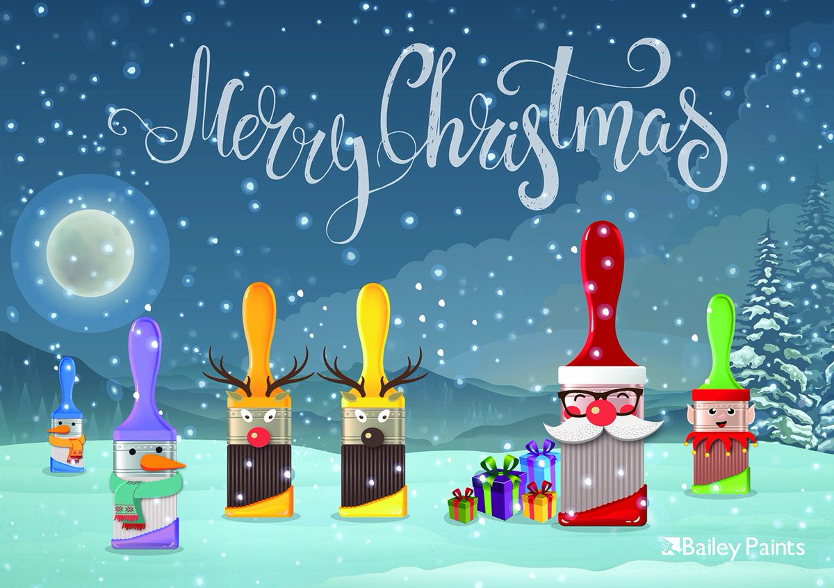 We know Christmas feels like a lifetime ago... BUT we just LOVE these Christmas cards from the wonderful <a href="/BaileyPaints/">Bailey Paints</a>.

Designed by us ☺️

Remember, it's never too early to get your Christmas cards sorted!😉