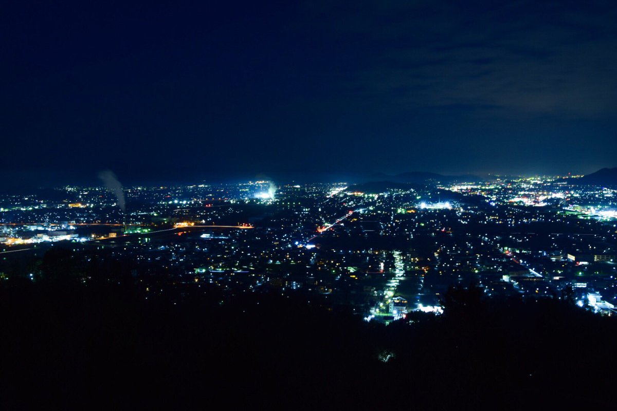 村国山夜景 村国山夜景