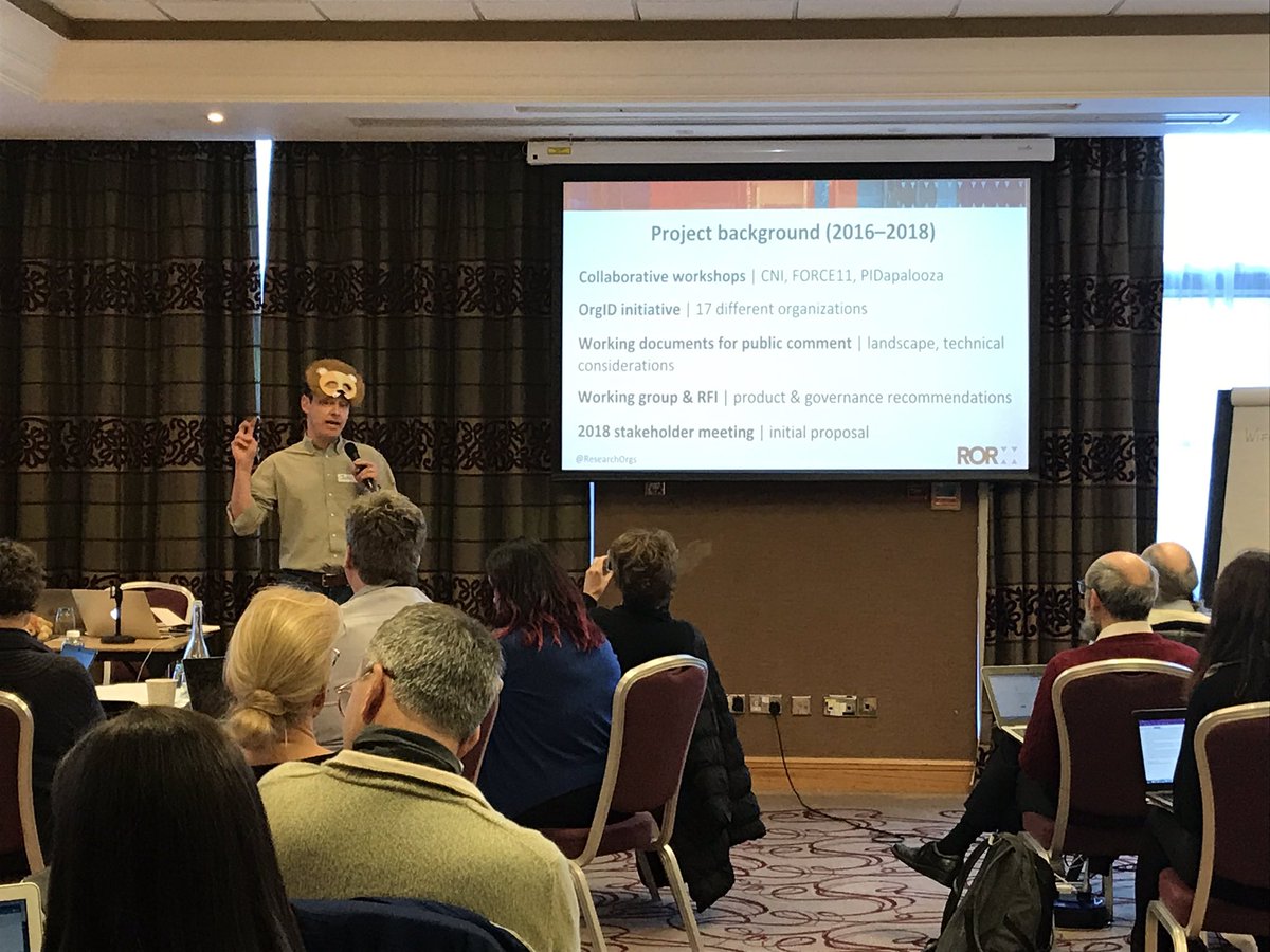 ResearchOrgs's tweet photo. Packed room at the @HiltonDublin for today’s ROR Community Stakeholder meeting! Hearing from the main four steering group organisations before we reveal our new website! #LetsRORtogether #GetReadyToROR @digitalsci @grid_ac @CrossrefOrg @datacite @CalDigLib https://t.co/IiBGes4j4s