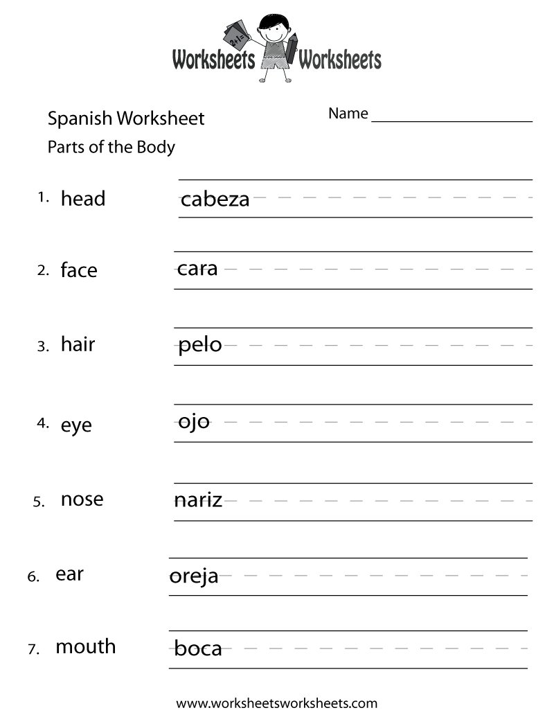 Worksheet Worksheets on X: "Did you know that over 400 million people speak  Spanish? That's more than the entire population of the United States! 😯 We  have a series of free Spanish