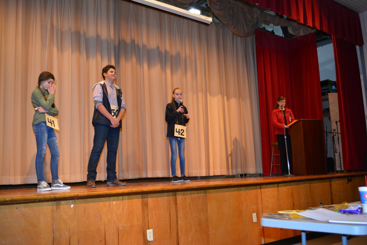 🐝Congratulations to 7th grader Sophie Sluss, the 2019 RMS Spelling Bee Champion! 🐝She emerged the winner after a multiple-round showdown with 8th grader Jaden Jones. Thank you to Mrs. Douglas for coordinating the bee. Good luck in the regional bee, Sophie! <a href="/RMSortn/">Robertsville Middle</a> <a href="/ORSchools/">Oak Ridge Schools</a>
