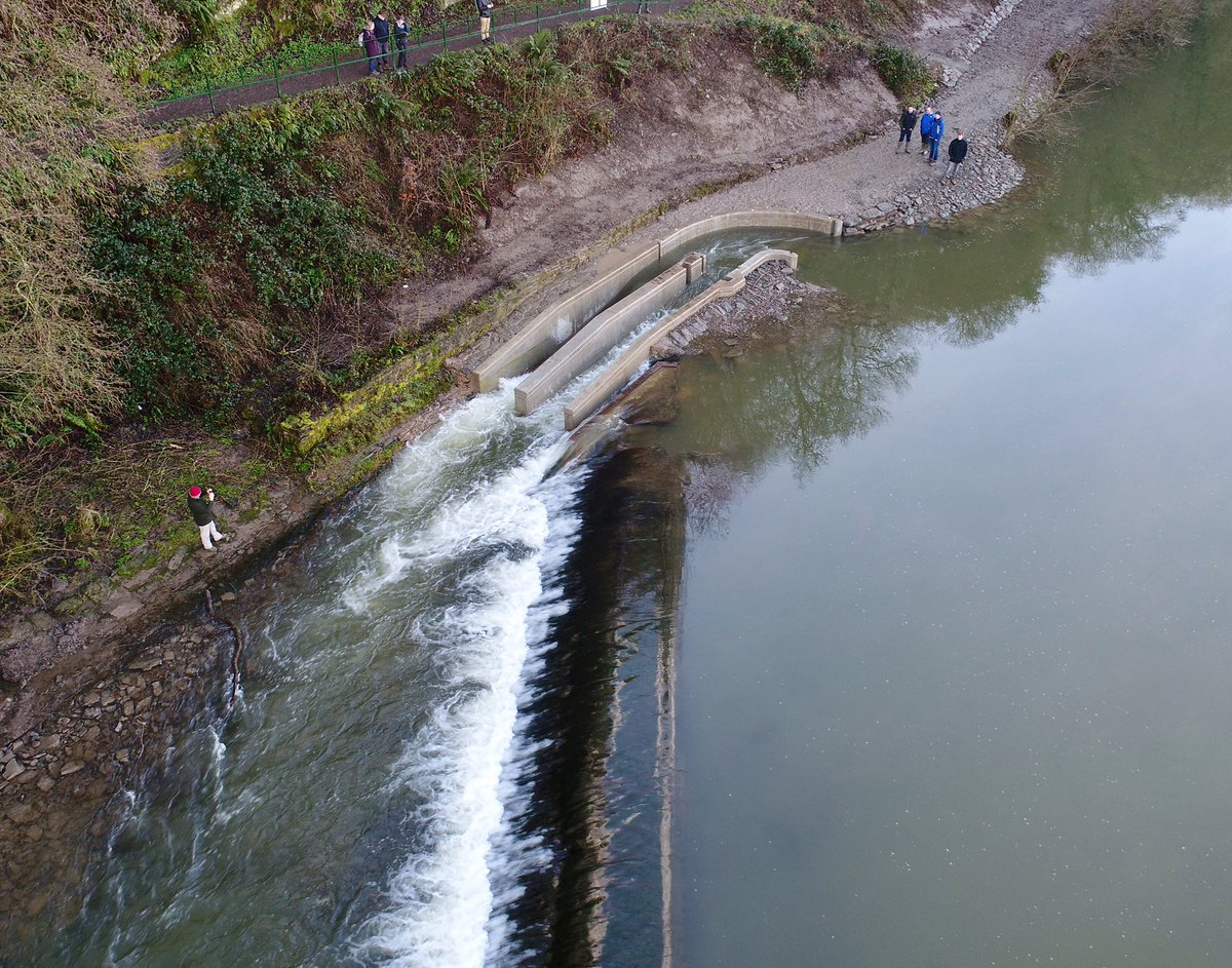 ChrisBaingerEA's tweet photo. Great work @severnrivers managed to escape the office and have a little play with your new #fishpass River #Teme #Ludlow #Shropshire A great result of partnership working to finally unlock this #barriertomigration
@FishtekConsult @fishmigration https://t.co/4tlAMxIZ2M