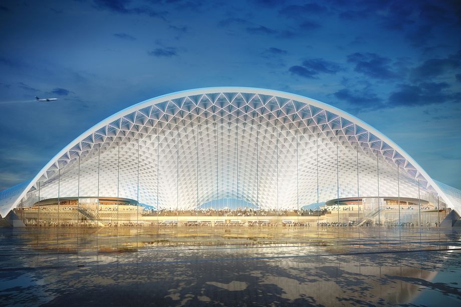 schulershook's tweet photo. Vote for the design of Chicago's O'Hare Global Terminal! We're proud to be on Team 2  Foster Epstein Moreno http://JV. Vote here: https://t.co/yiplQebjs3 Voting ends Wed, 1/23. @FosterPartners @EpsteinGlobal @JGMA_architects #SSLighting #VoteORD21 https://t.co/MNy1HGdI0E