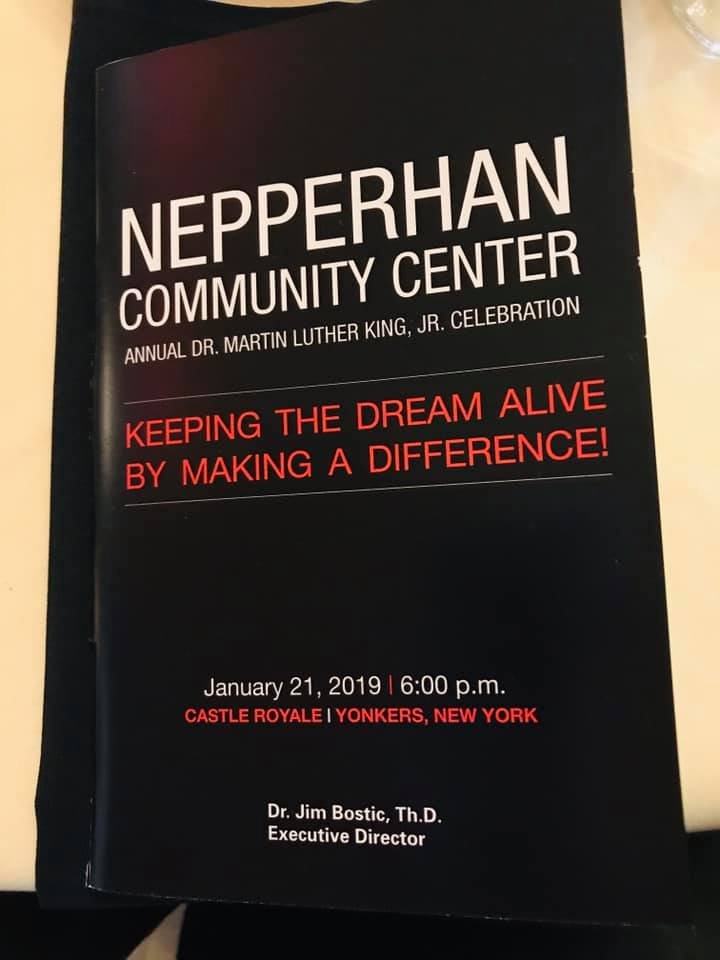 Thank you Dr. Bostic! What an amazing night celebrating the life of Dr. Martin Luther King Jr. at <a href="/TheNepp/">Nepperhan Community</a>'s 33rd Annual Rev Dr. Martin Luther King Jr. Celebration <a href="/castleroyaleny/">Castle Royale</a>. Congrat's <a href="/AndreaSCousins/">Sen. Stewart-Cousins</a> @DCEKenJenkins &amp; Rev. Dr. Rupert A. Clarke. 
A truly inspiring evening!