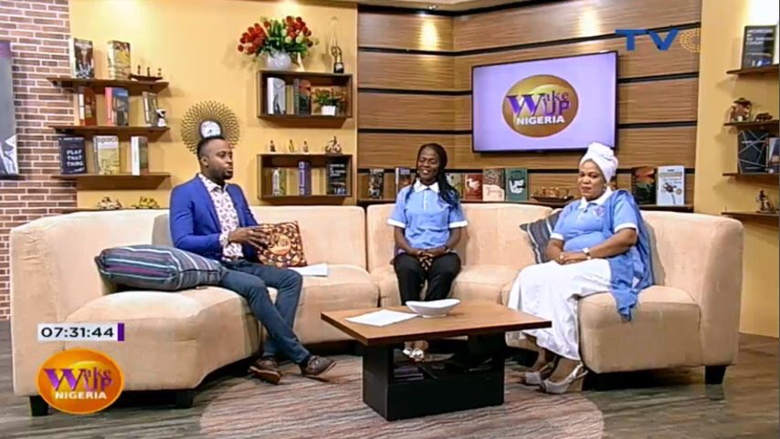 olass_iode's tweet photo. Earlier today at @TVCconnect on #wakeupNigeria discussing the 65th anniversary of our dear great school. 
The PRO of the old girls association&amp;the social secretary and chairperson publicity comm of the 65th anniversary.
#olass65thanniversaryloading 
#olassijebuode65thanniversary https://t.co/l0glcaMfJl