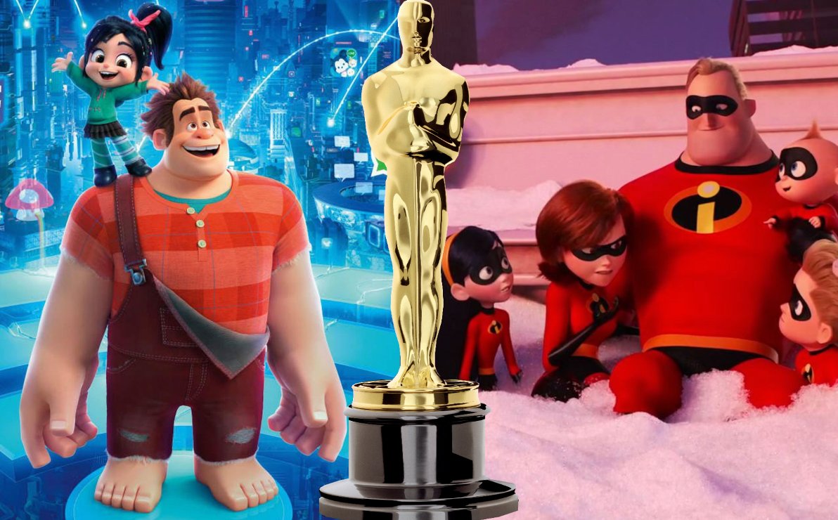 persodisney's tweet photo. (#Oscars2019) #LesIndestructibles2 et #Ralph2 sont nommés pour l'Oscar du meilleur film d'animation. Ils concourront face à Spider-Man : New Generation (déjà récompensé du Golden Globe du meilleur film d'animation), Miraï et L'Île aux chiens. Cérémonie le 24 février prochain. https://t.co/x48urqUpB2