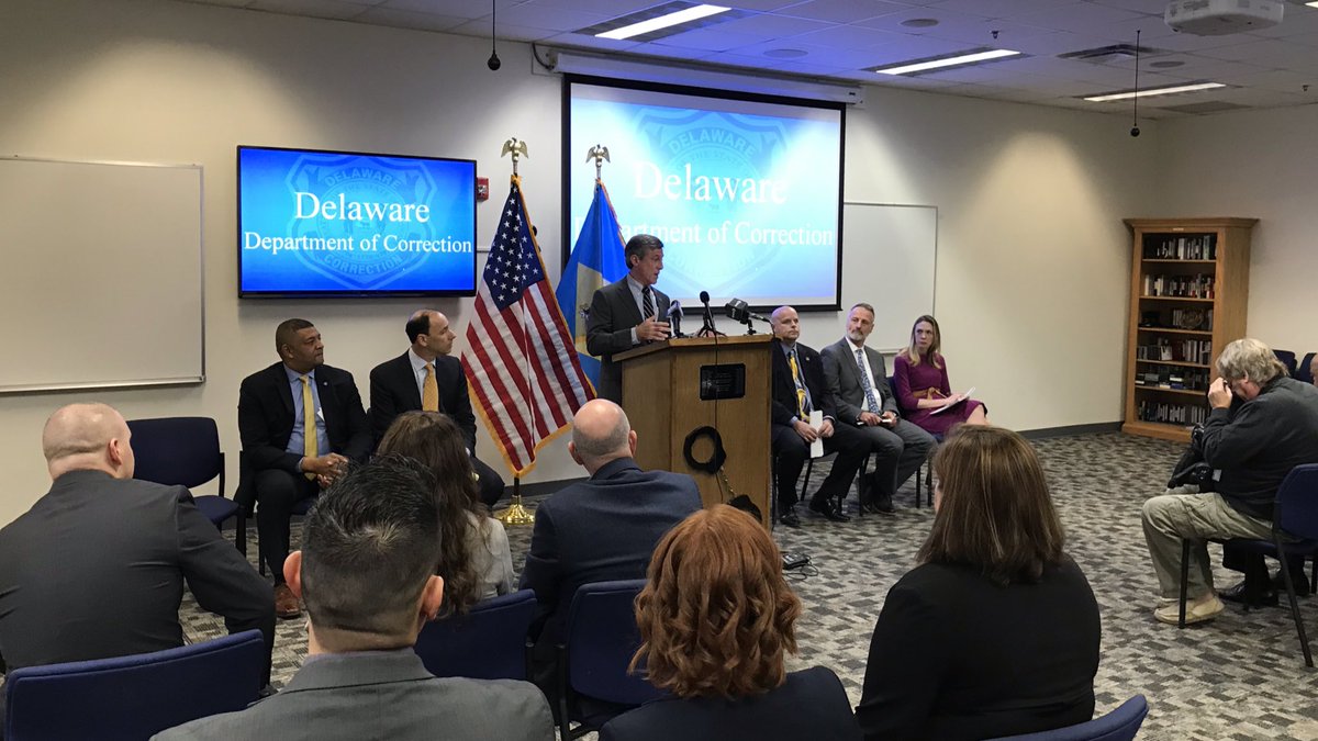 JohnCarneyDE's tweet photo. Today we are announcing reentry programs and system enhancements funded by the Federal Innovations in Reentry Initiative (IRI) and Statewide Recidivism Reduction (SRR) grants. 

These grants will help us implement real reentry reforms in Delaware. https://t.co/9IvNf1ElOA