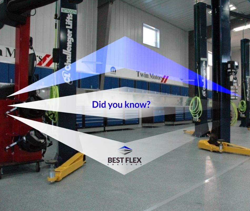 Best Flex is perfect for both commercial and industrial uses! Our #polyaspartic product is resistant to most common chemicals, and dries fast so you can return to service quicker!