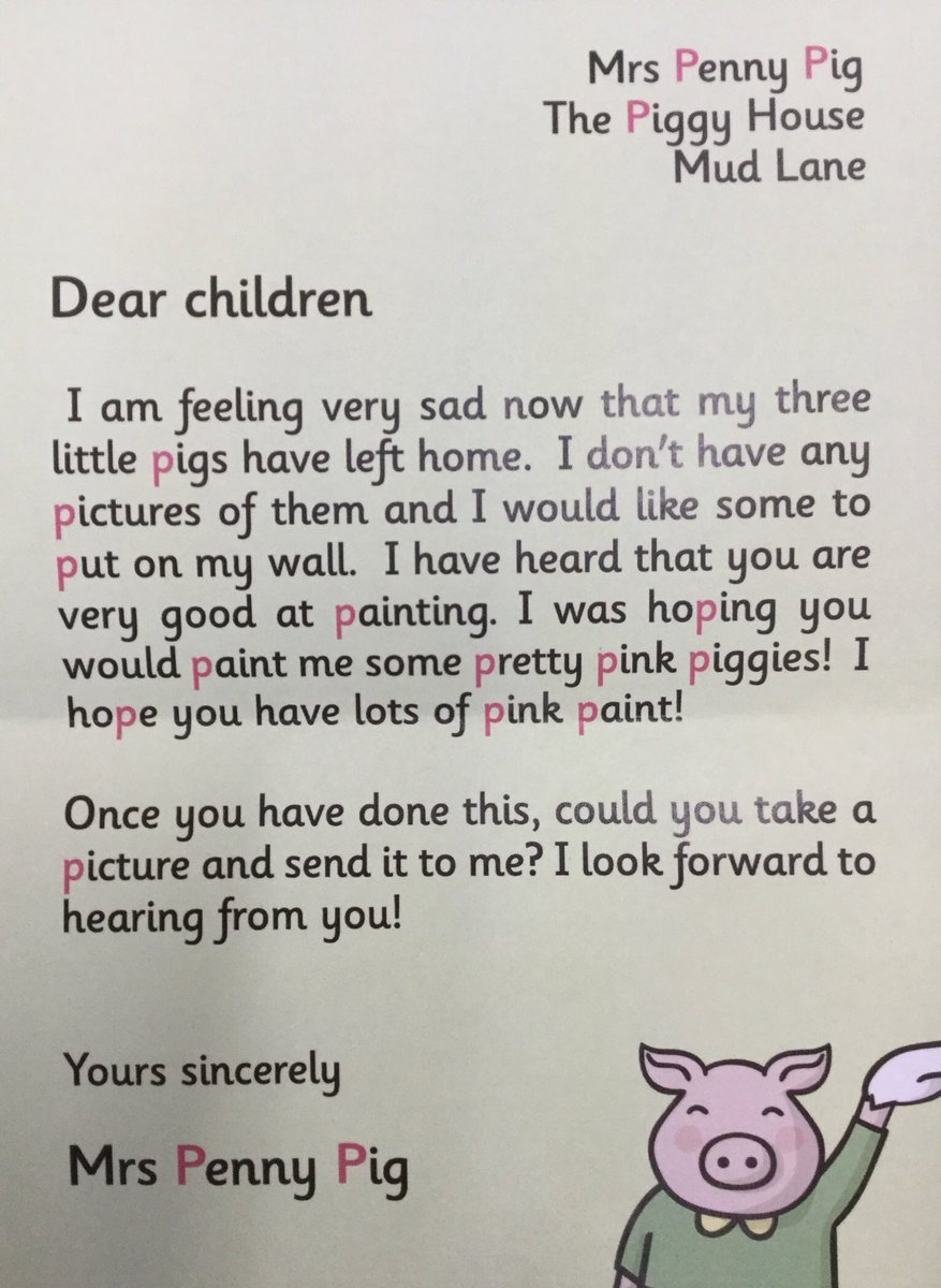 hillviewprimary's tweet photo. Reception received a letter from Mrs Pig today asking if they could paint her some pictures of her little pigs. We used our colour mixing skills to create some pink paint using the red and white paint. The finished piggies look fantastic! #eyfsexpressiveartsanddesign https://t.co/eJwcPDECD9