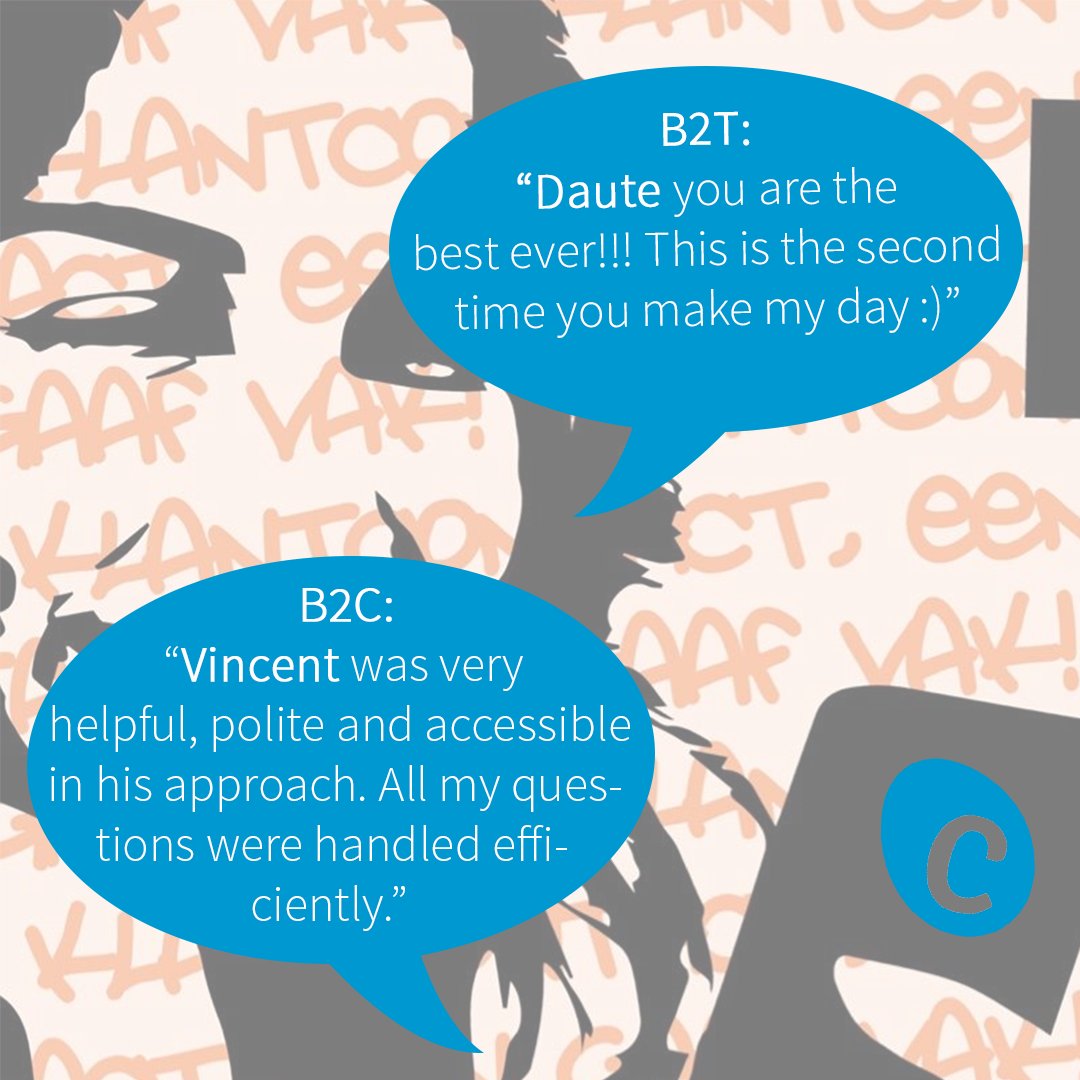 Cygnific's tweet photo. For National Customer Contact Week, we collected some of the great compliments our Customer Contact Representatives receive every week. 💙💙💙 

#klantcontactweek #customercontactweek #compliments #kcw2019 #cygnific #gaafvak https://t.co/OmHbBpAhi4