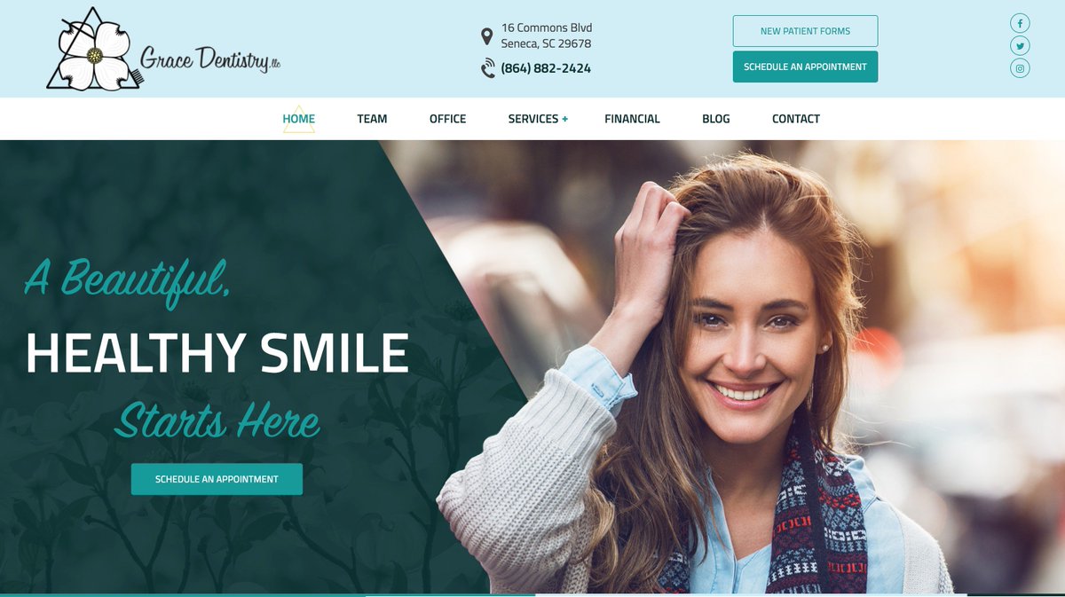 practicecafe's tweet image. We just launched a new website for @DentistryLlc! 😊

Go check it out at: gracedentistry.com