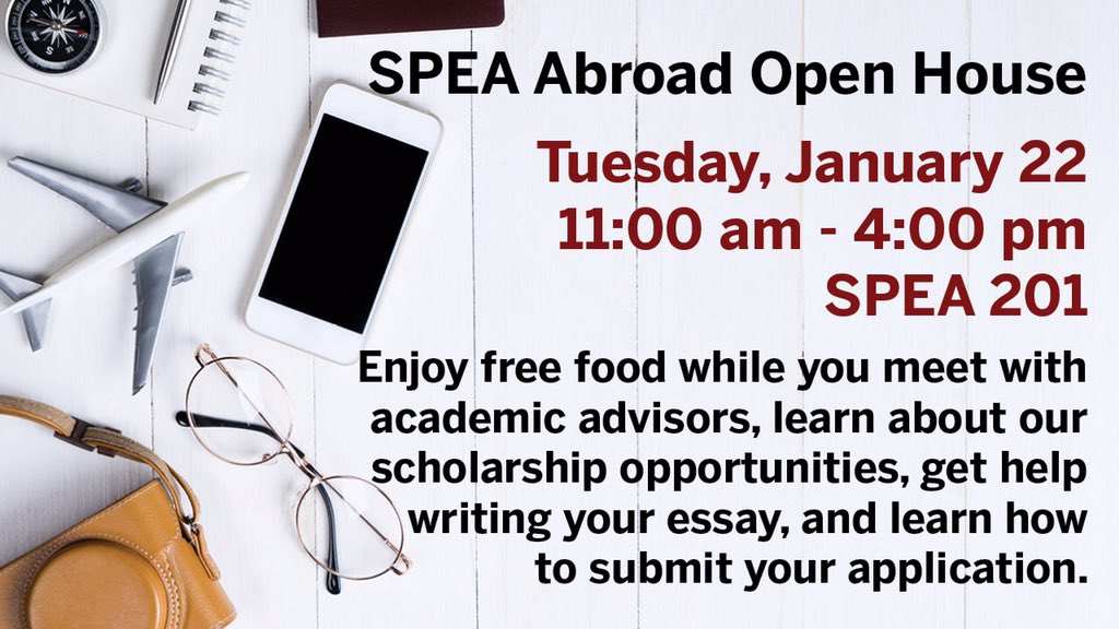 oneill_intl's tweet photo. Drop by our Open House today!✈️ SPEA 201 https://t.co/xqALXEKkXh