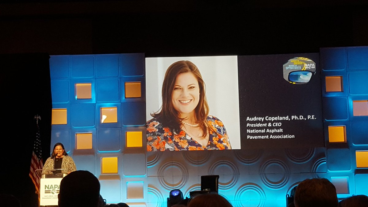 Congratulations Audrey <a href="/AudreyRCopeland/">Audrey Copeland</a>!!! You will do an amazing job. <a href="/NAPATweets/">National Asphalt Pavement Association</a>