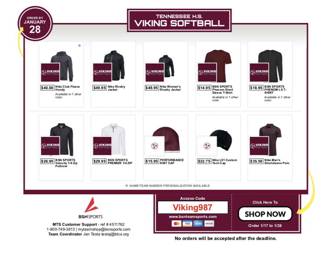 Viking Softball tweet media