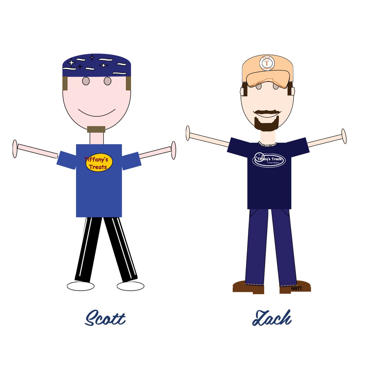 tiffstreats's tweet photo. Back when #tiffstreats first started 20 years ago, Tiff used to create portraits of every employee in Microsoft Word! Even cooler than that; employees Kullen, Levi, Michael, Ryan, Scott, and Zach have been with us from the very beginning! (Or left but eventually came back.) https://t.co/dqpwOJ64F0